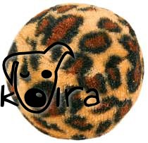 Trixie Míček s leopardím motivem chrastící hračka pro kočky 4 cm